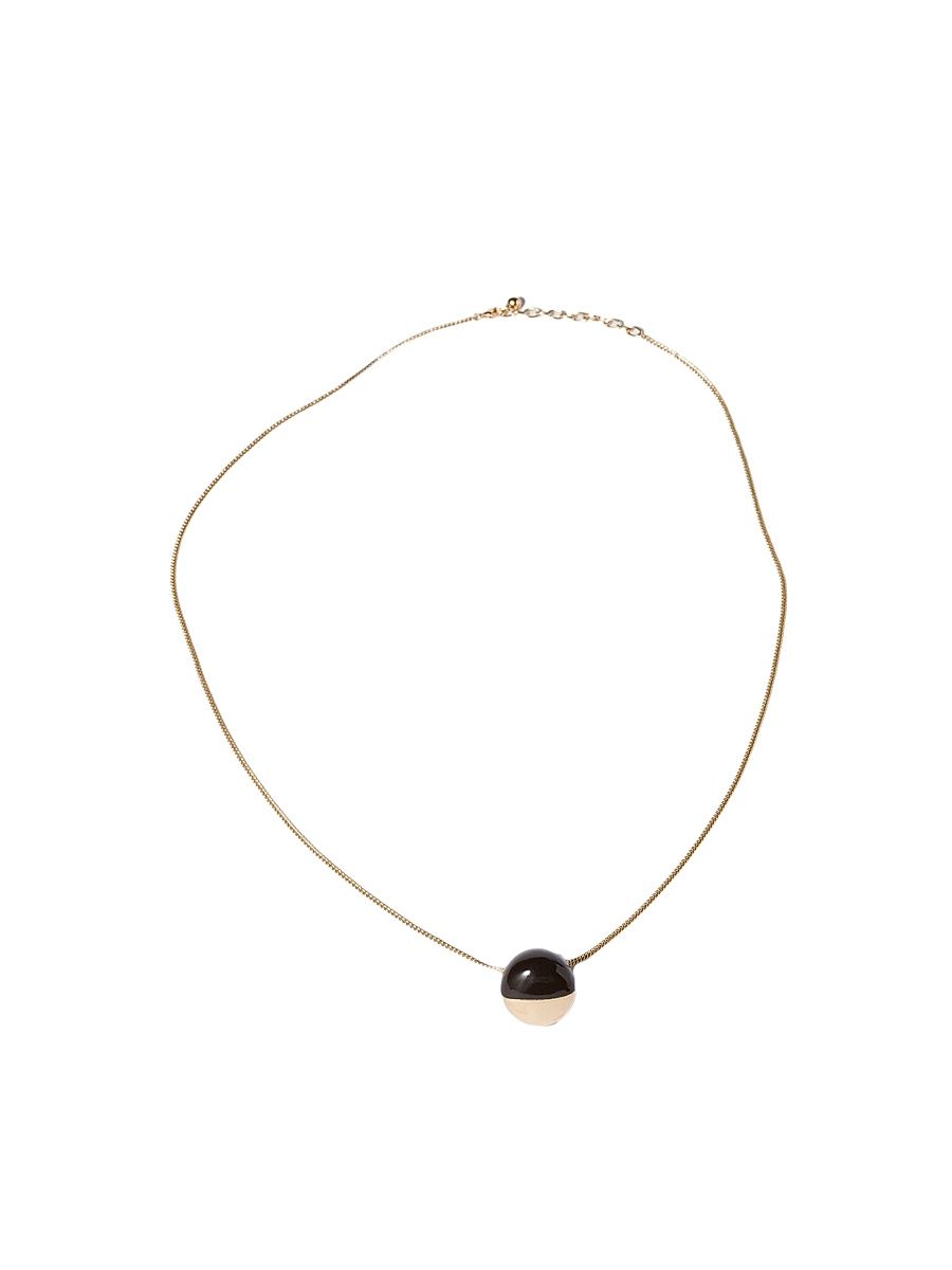 Women's Metal Necklace - Brown