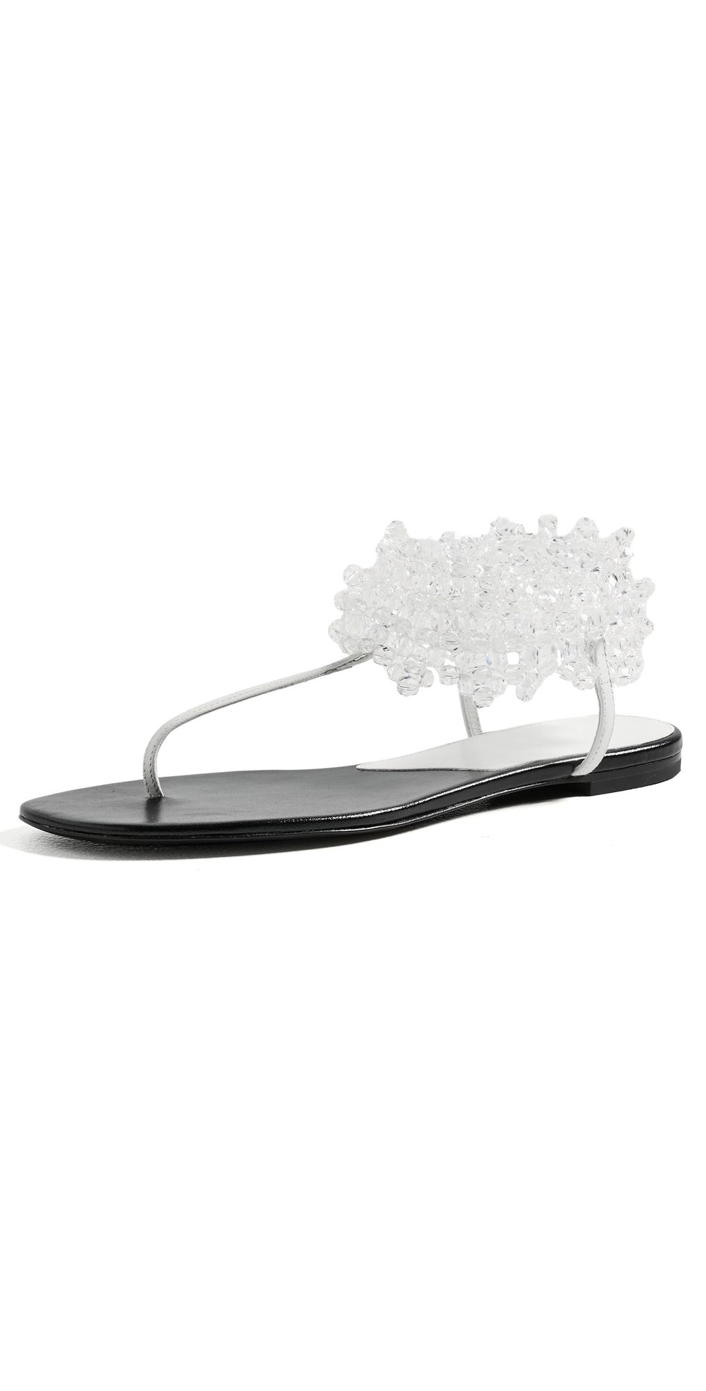 Tory Burch Beaded Flat Sandals Cloud 5