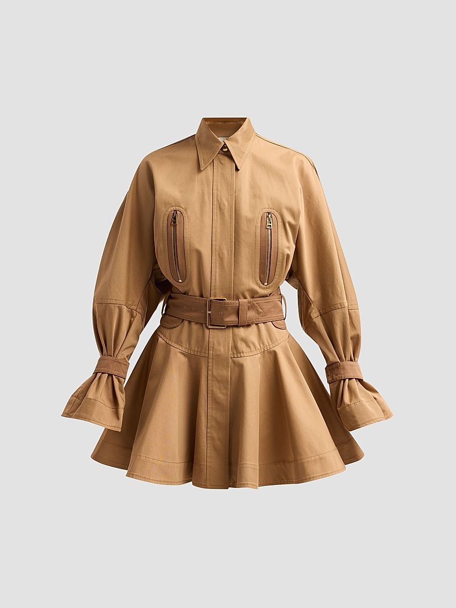 Women's Valiant Drill Mini Dress - Desert - Size 2