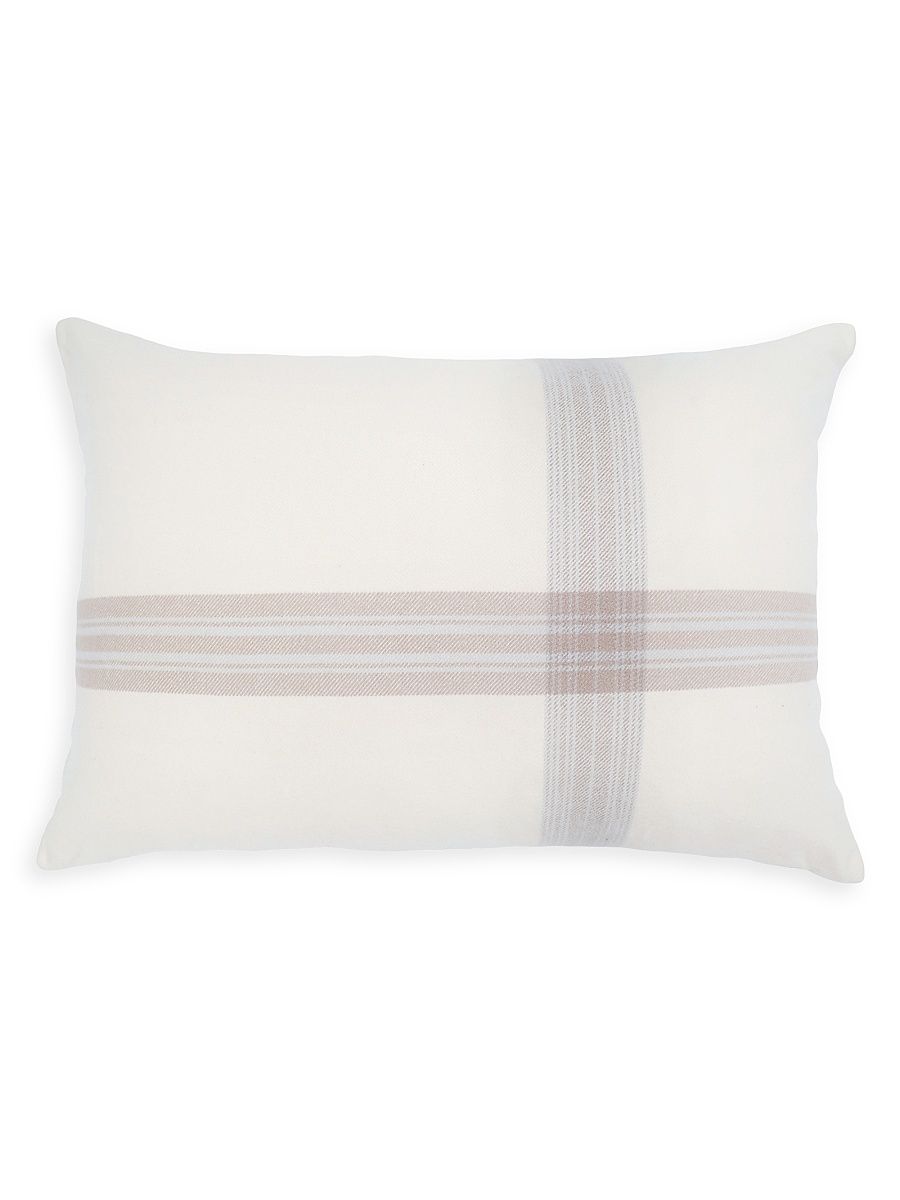 Geneva Pillow with Insert - Ivory Taupe - Size 14 x 40