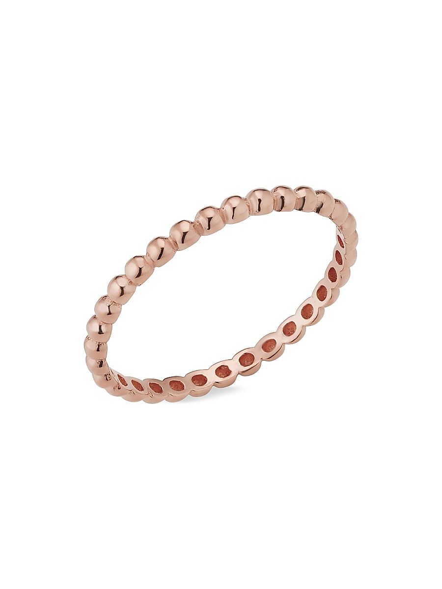 Women's 14K Rose Gold Have a Ball Stack Ring - Rose Gold - Size 9