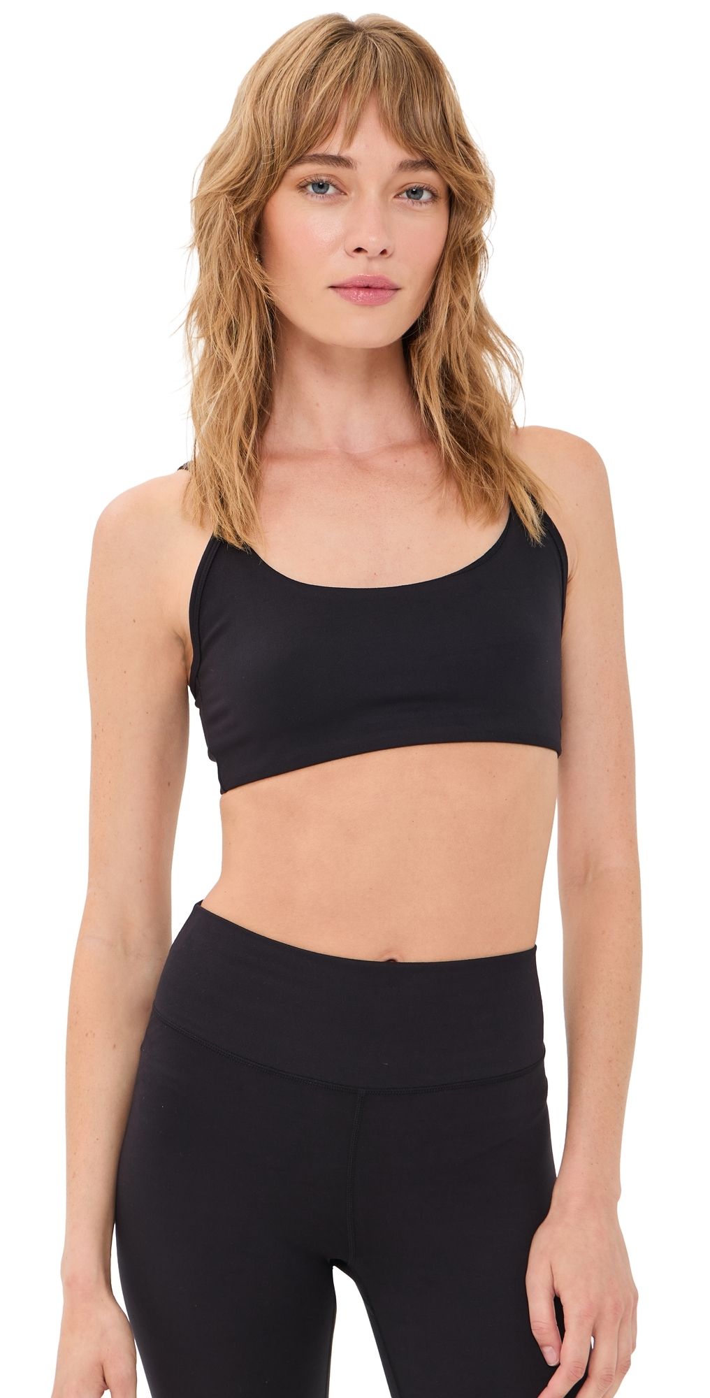 Terez TLC Skinny Strap Bra Jet Black XL