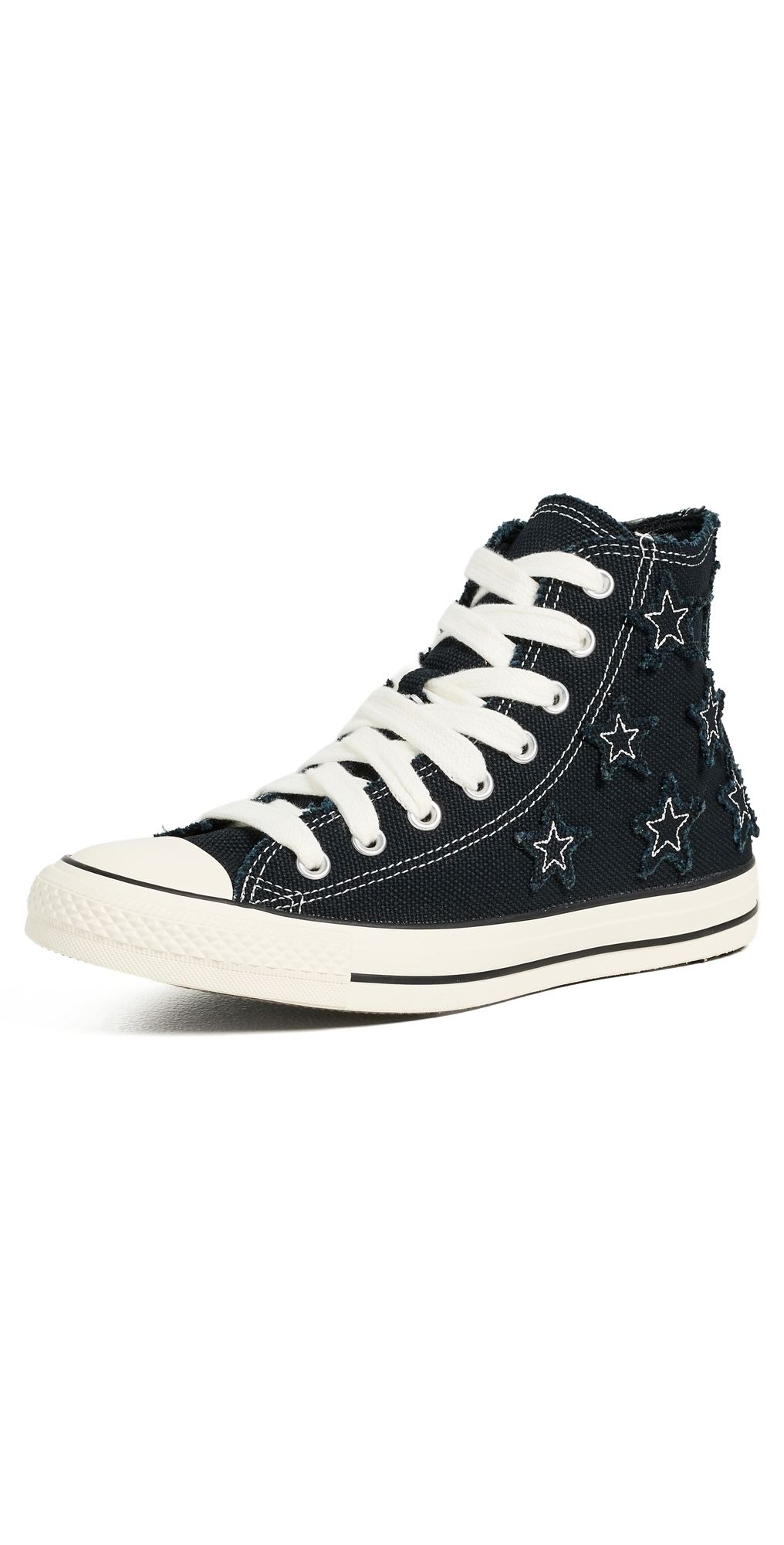 Converse Chuck Taylor All Star Distressed Stars Sneakers Black/Egret/Black M 5/ W 7