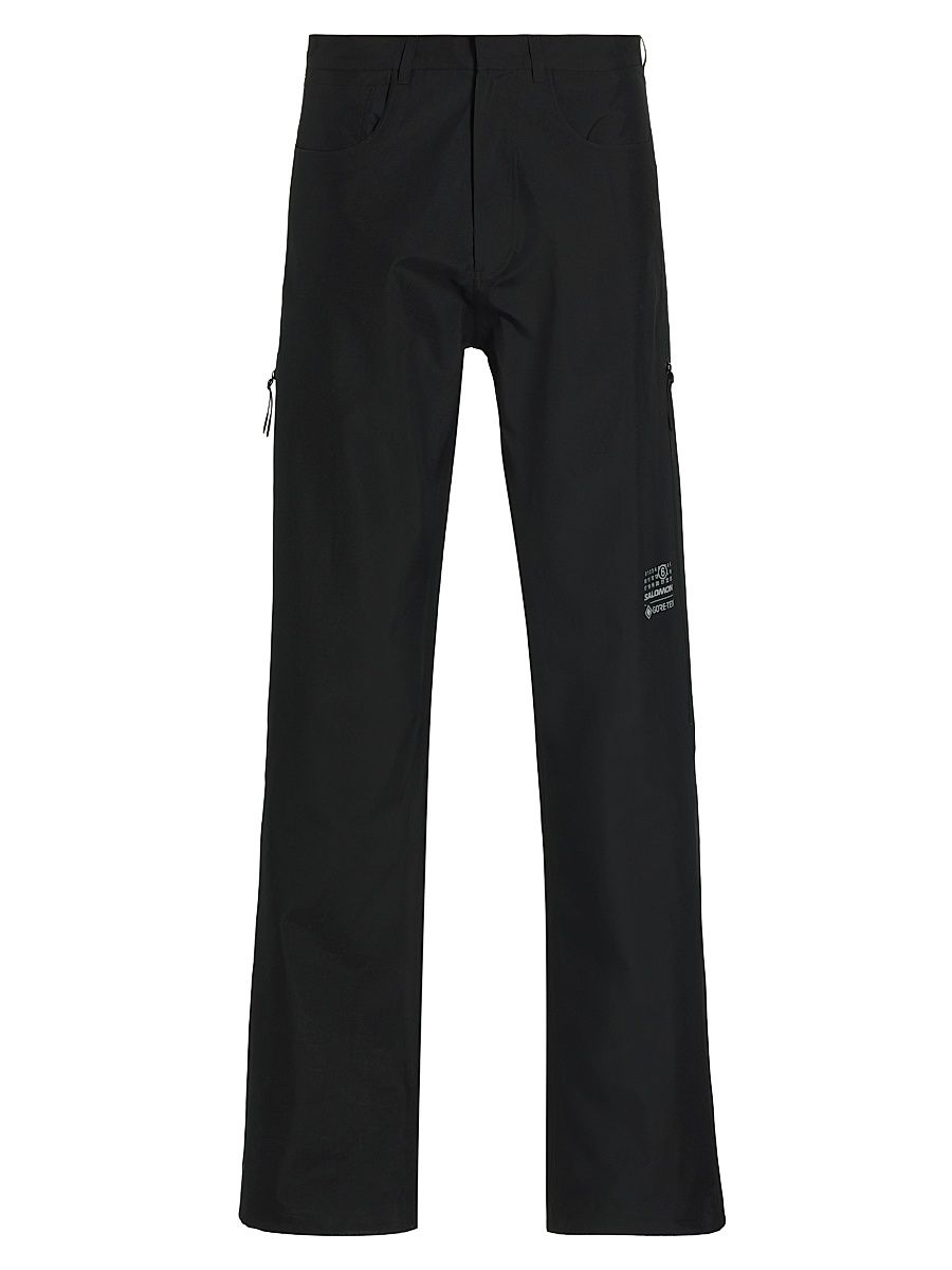 Men's MM6 Maison Margiela x Salomon Five-Pocket Zip Pants - Deep Black - Size Medium