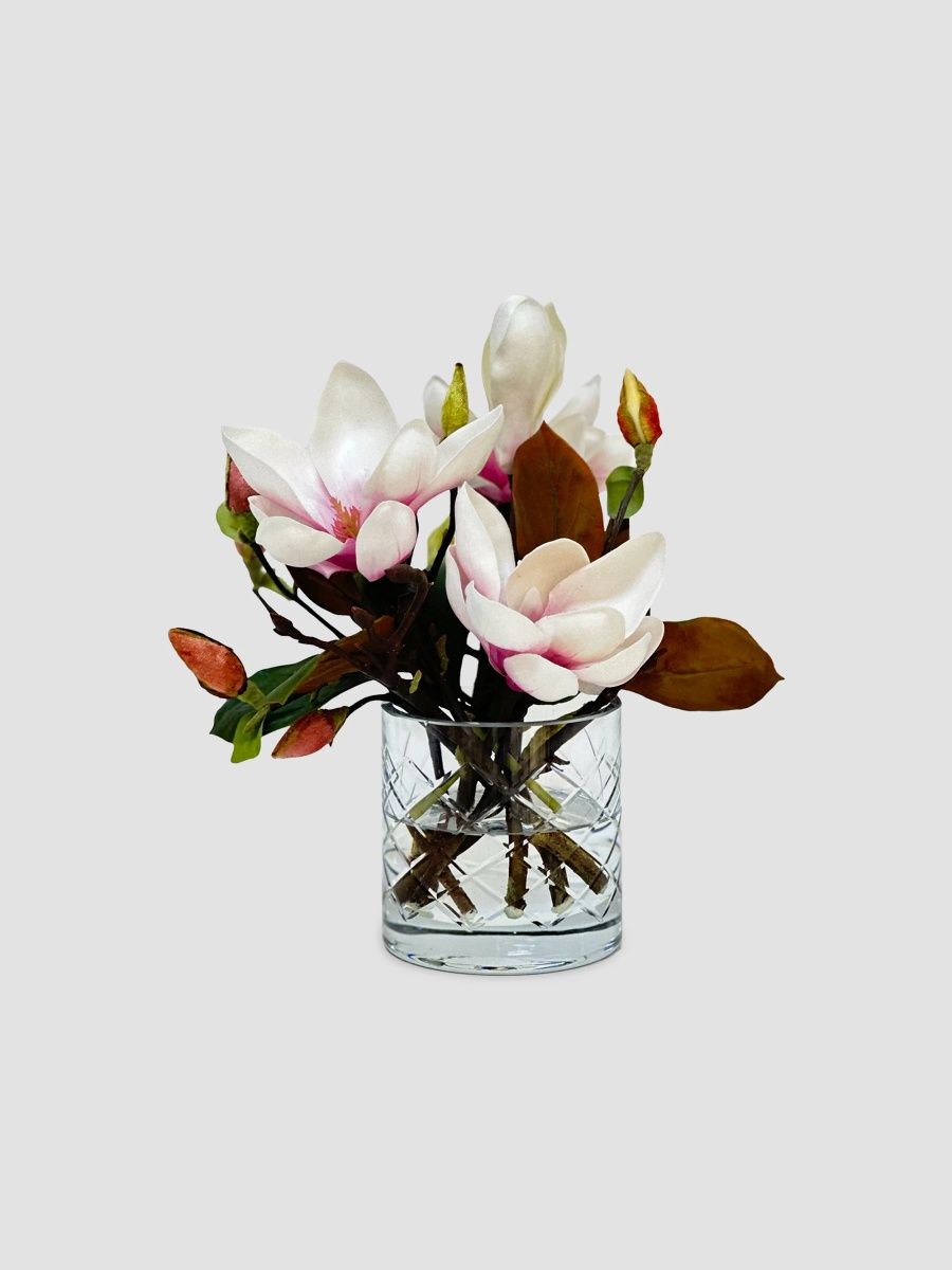 Winward Home Newness Artificial Tree Magnolia Floral Arrangement - Orchid