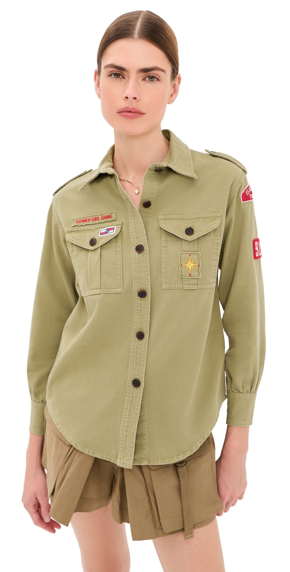 Isabel Marant Umberta Button Down Shirt Khaki 40