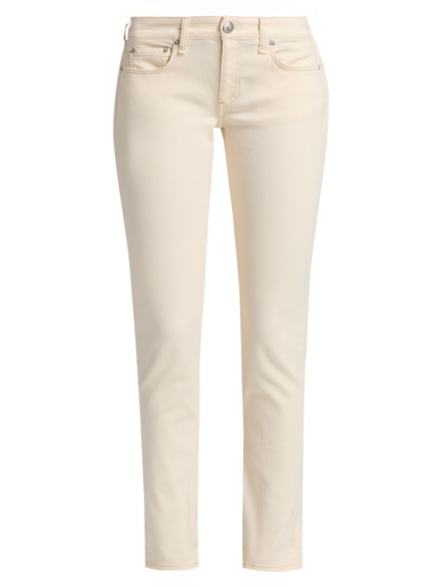 Women's Dre Low-Rise Slim-Fit Boyfriend Jeans - Ecru - Size 32