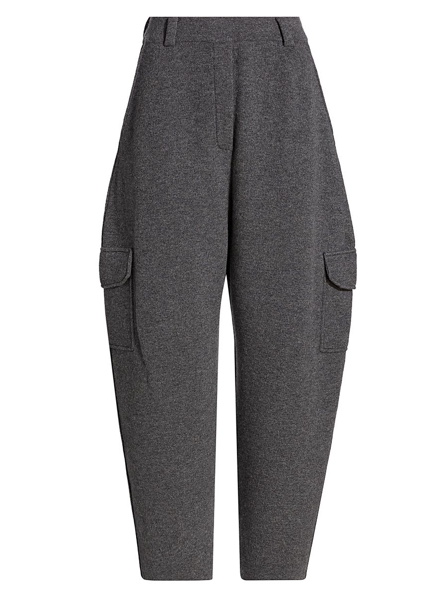 Women's Azaria Cashmere Cargo Pants - Graphite - Size Small