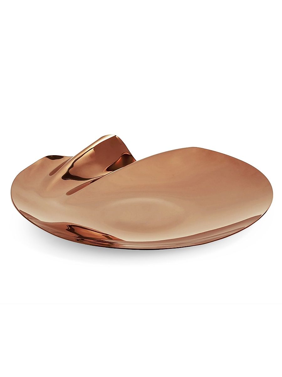 Serenity Stainless Steel Platter - Gold