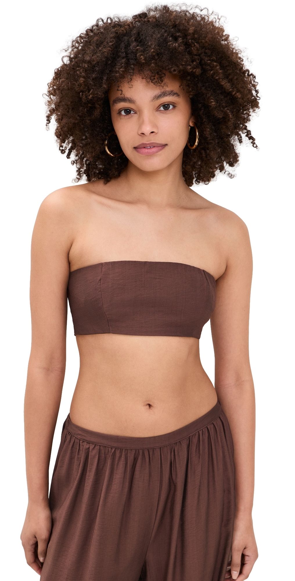 Seven Wonders Klea Strapless Top Chocolate M