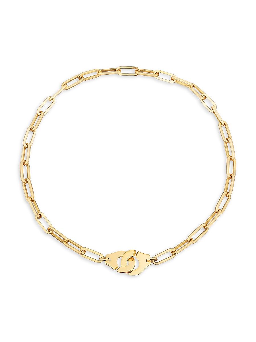 Women's Menottes Dinh Van R15 18K Yellow Gold Chain Necklace - Yellow Gold