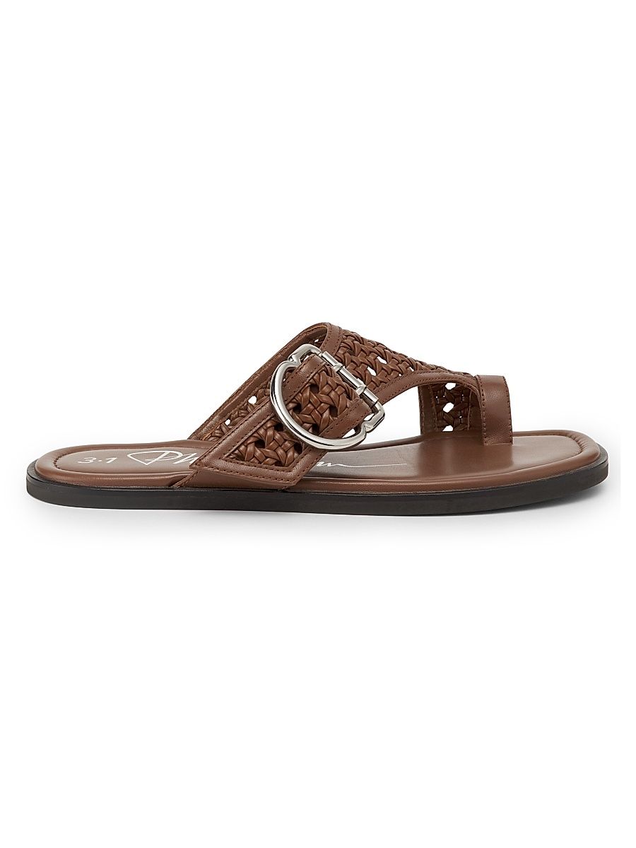 Women's Macramé Z-Strap Sandals - Cocoa - Size 11