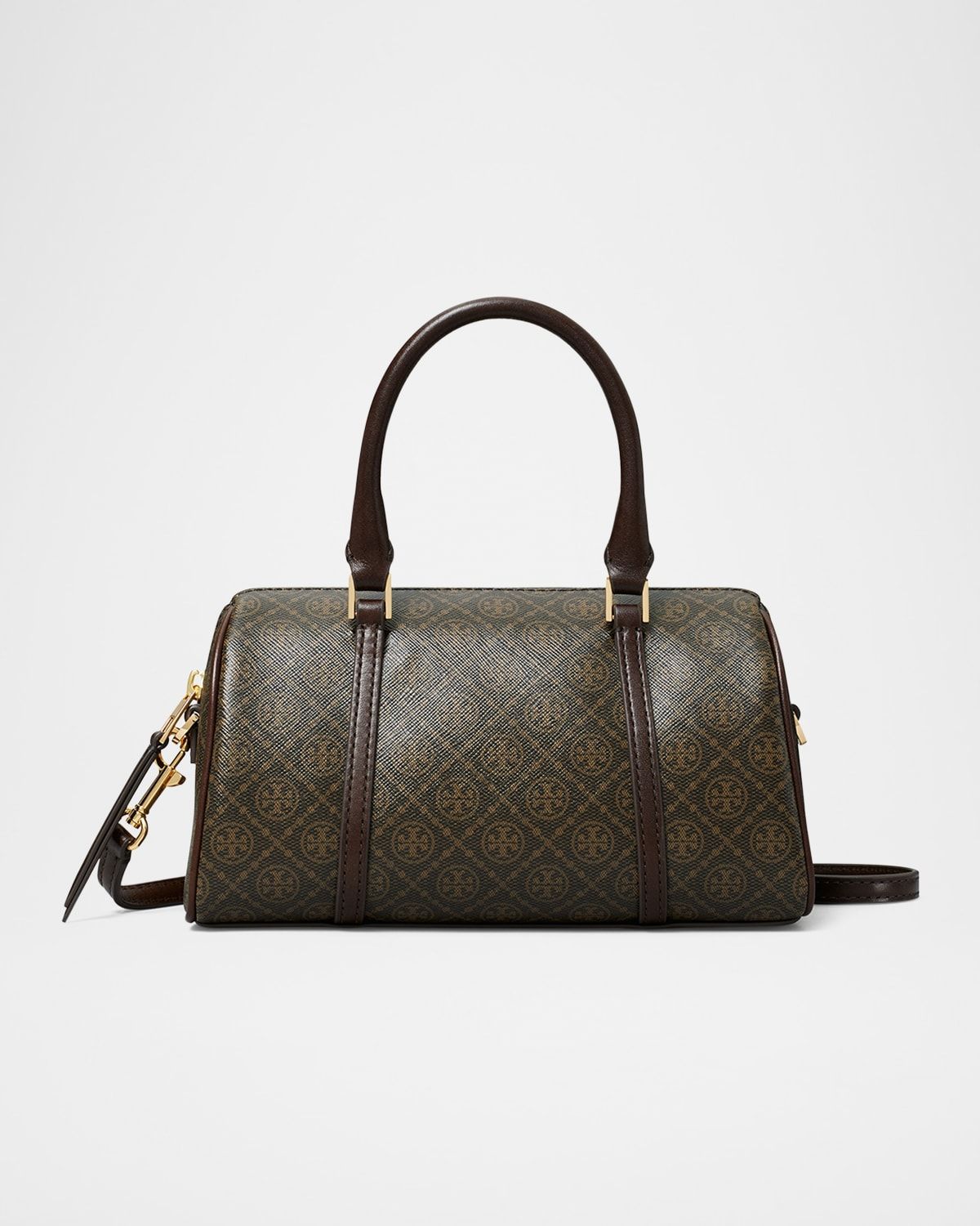 Mini T Monogram Coated Canvas Barrel Bag