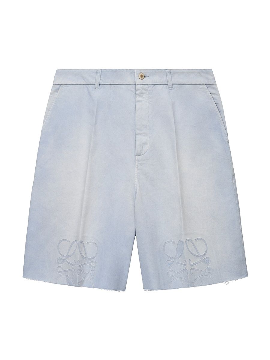 Men's LOEWE x Paula's Ibiza Monogram Shorts - Sky Blue - Size 36