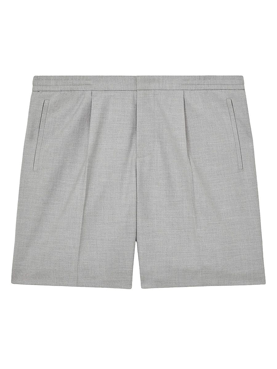 Men's Sussex Relaxed Drawstring Shorts - Soft Grey - Size 38