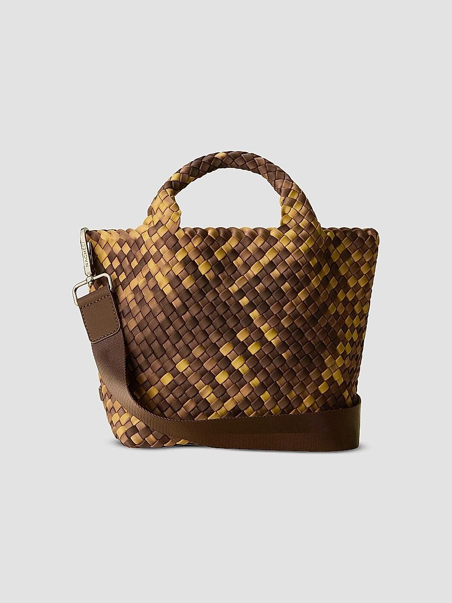Naghedi Women's St. Barths Small Watercolor Top Handle Bag - Tortoiseshell