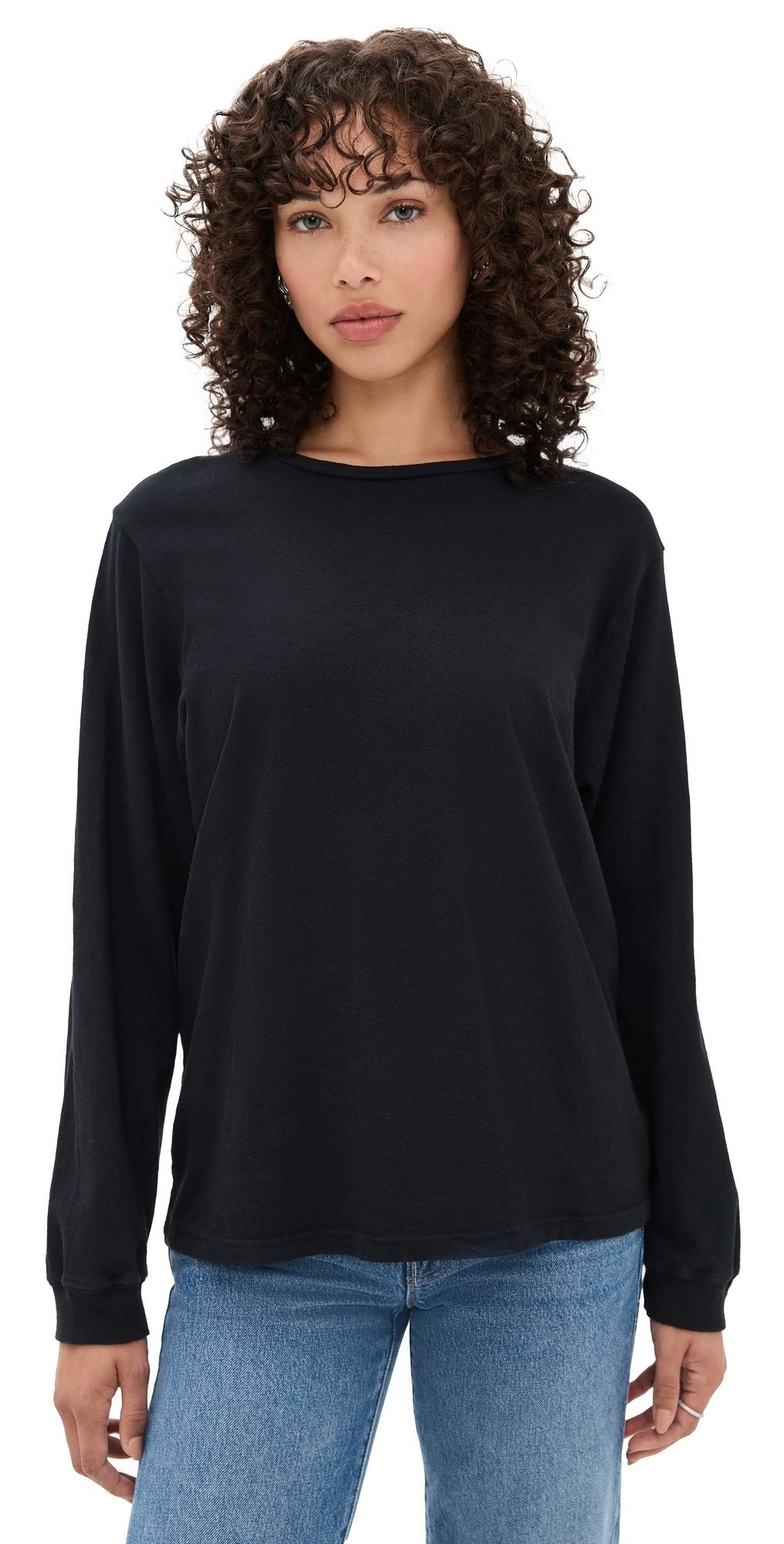 MOTHER The Long Sleeve Rowdy WBW-Bright White L