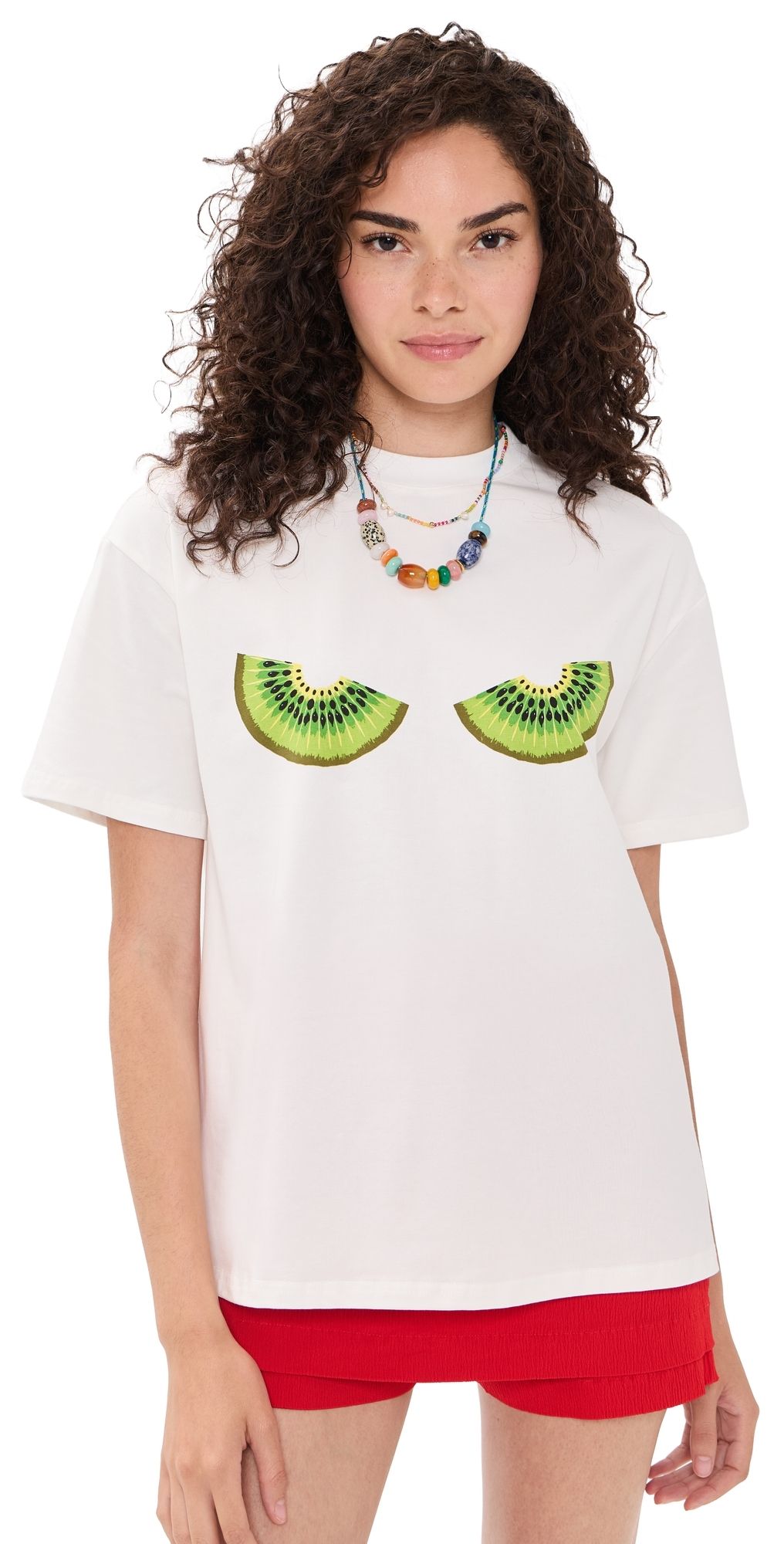 Never Fully Dressed Kiwi T-Shirt White XL