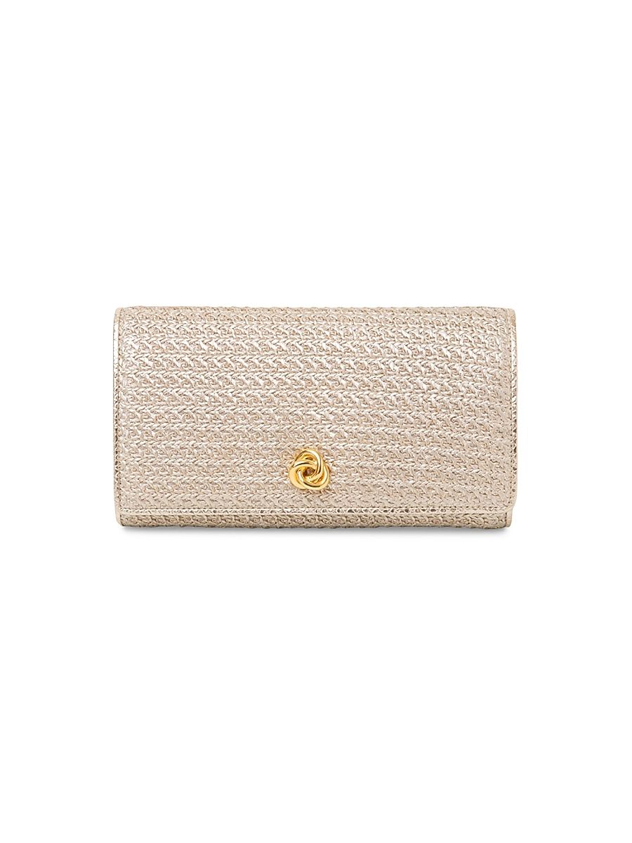 Women's Olivia Metallic Clutch - Gold