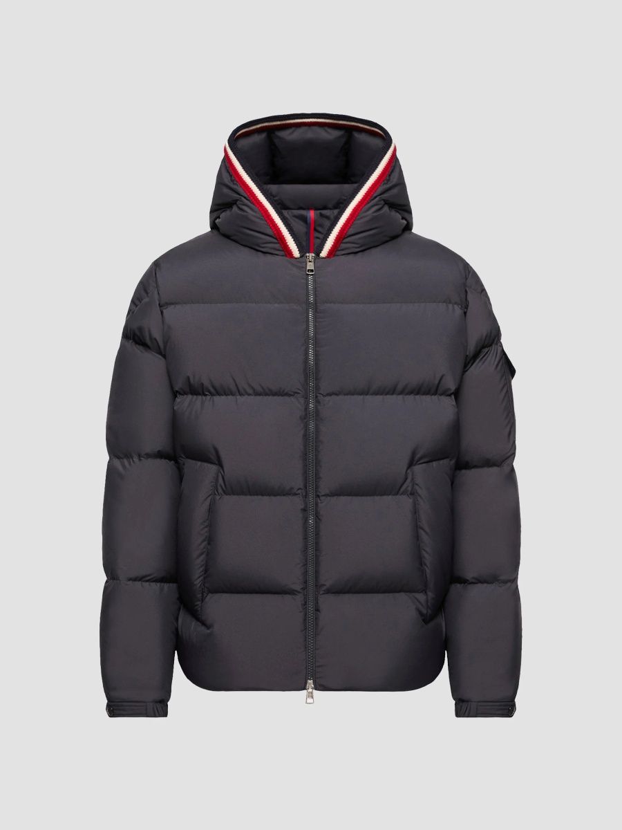 Moncler Men's Lacfroid Puffer Jacket - Navy Blue - Size XXXXL