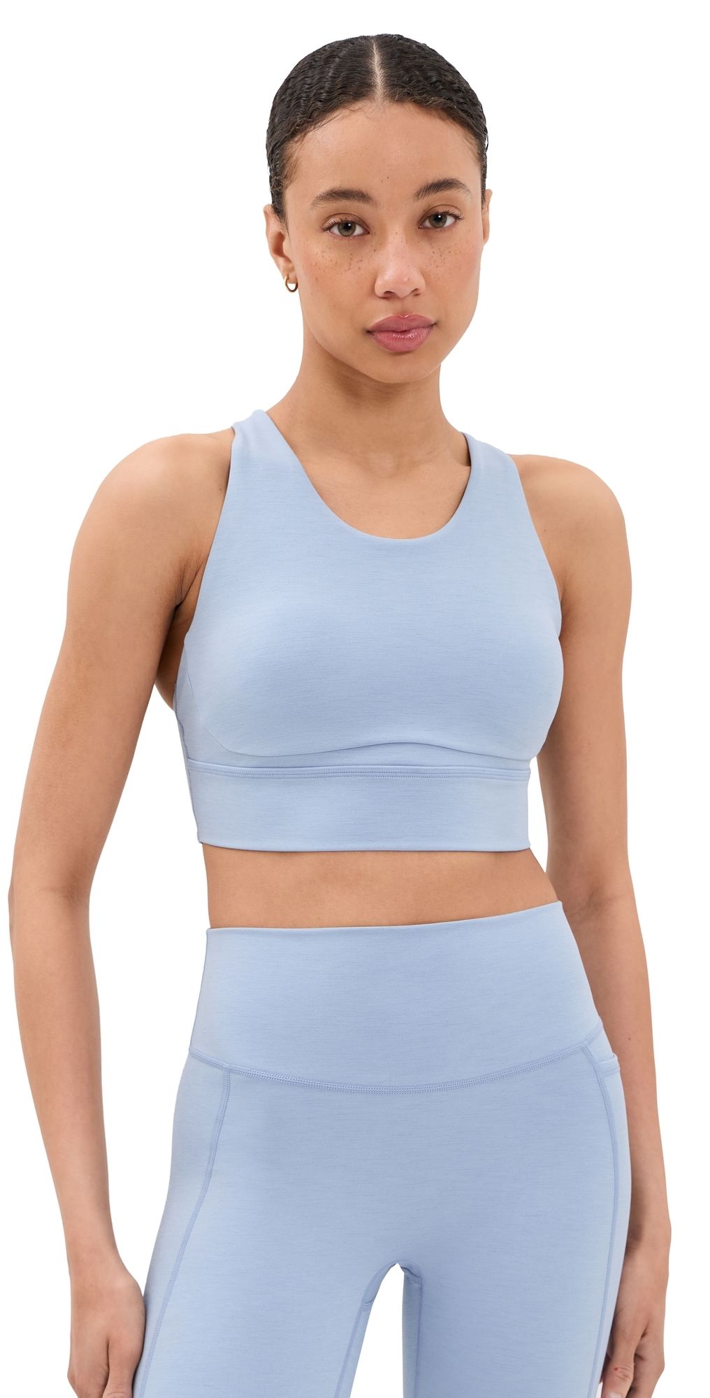 Sweaty Betty Ultimate Move Marl Sports Bra Laguna Blue Marl L