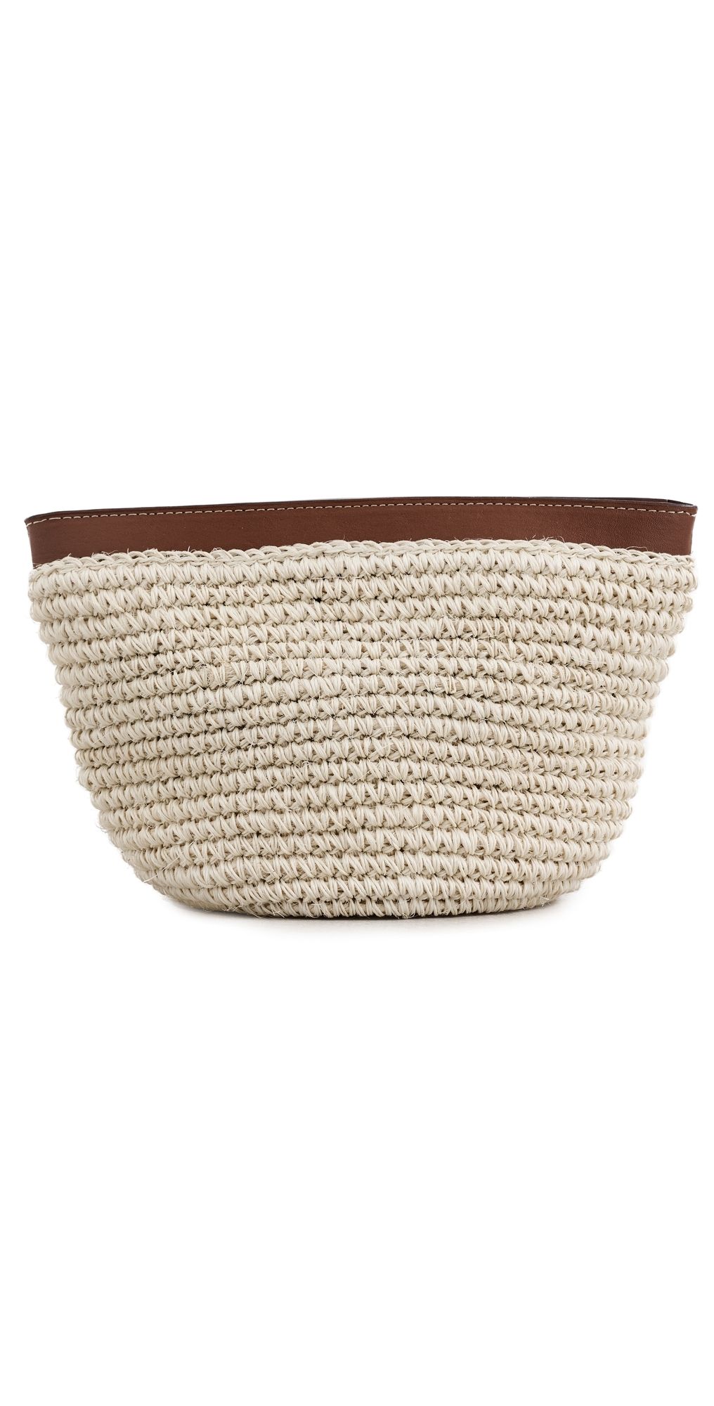 Hunting Season The Small Zip Clutch Natural/Cognac One Size