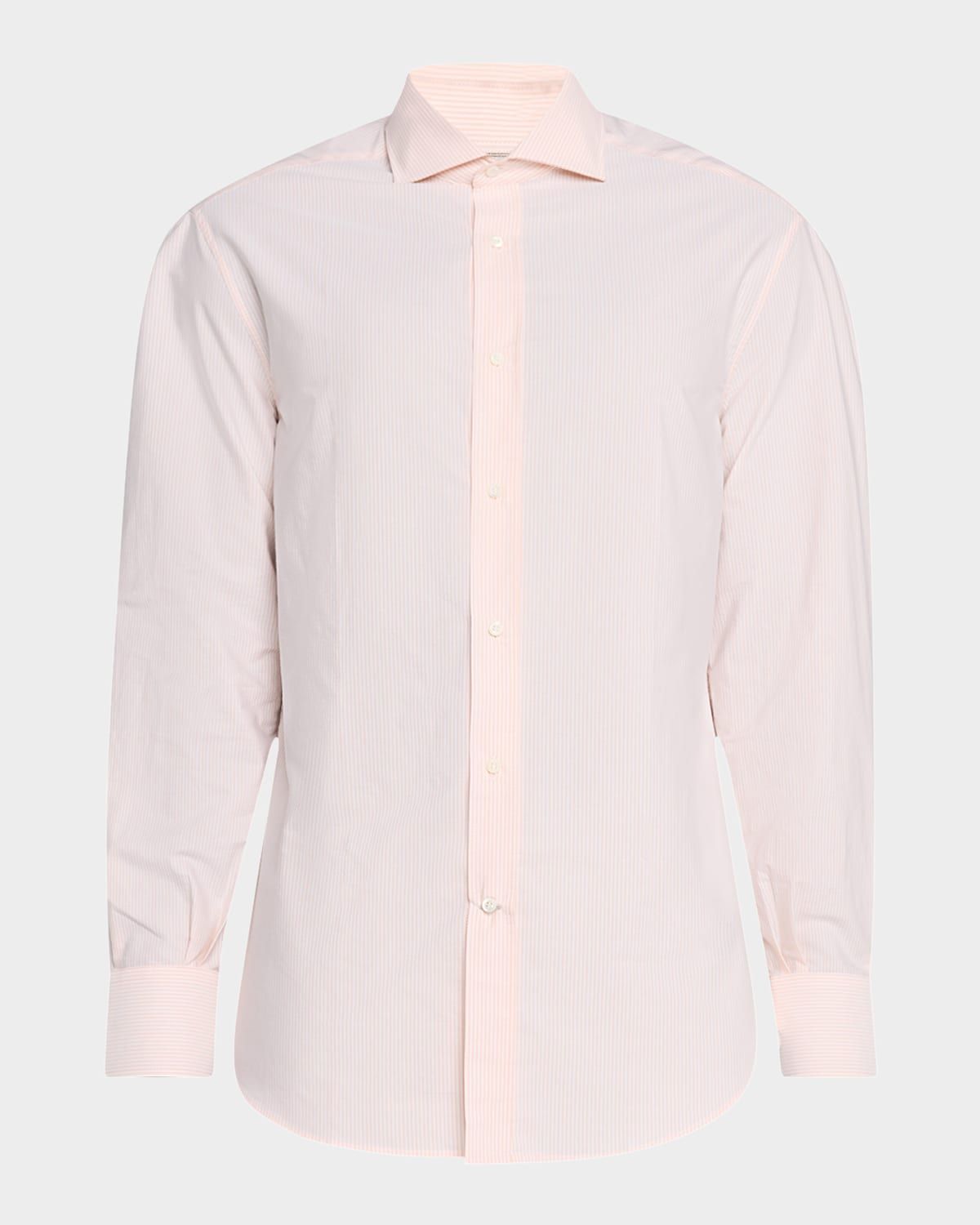 Men & apos;s Cotton Bacchetta Stripe Sport Shirt