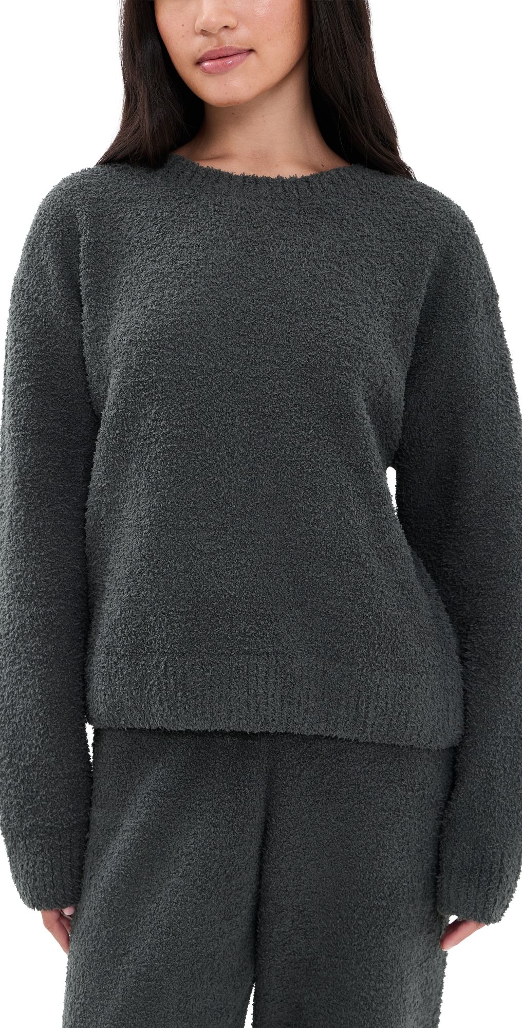 HONEYDEW Ready to Unwind Long Sleeve Top Boulder Grey S