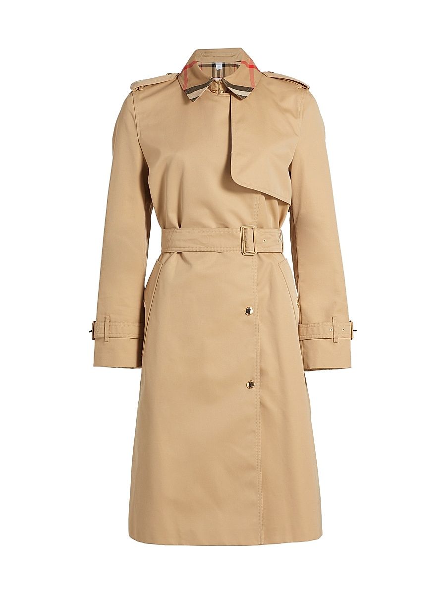 Women's Sandridge Belted Trench Coat - Honey - Size 10