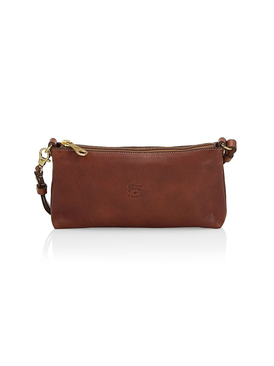 Women's Salina Leather Shoulder Bag - Seppia