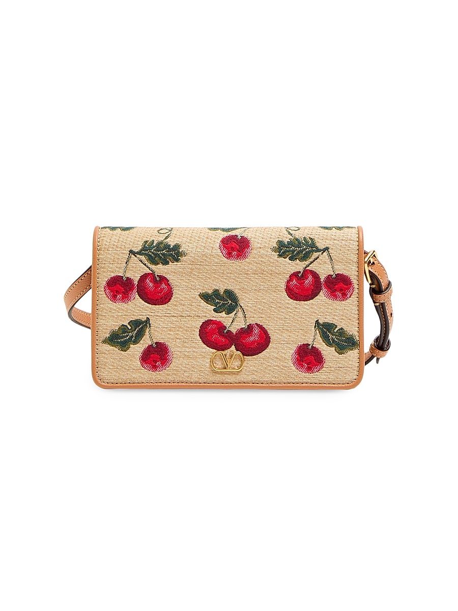 Women's Vlogo Signature Mini Shoulder Bag - Natural Red