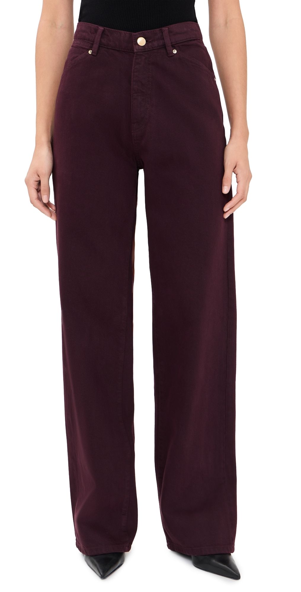 DL1961 Kaylen Soft Curve High Rise Jeans 32 Malbec 27