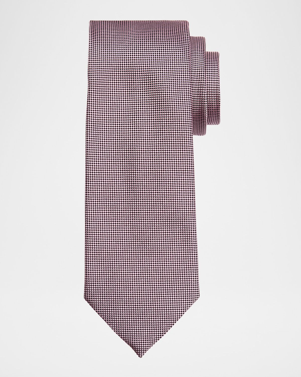 Men & apos;s Tic-Weave Silk Tie
