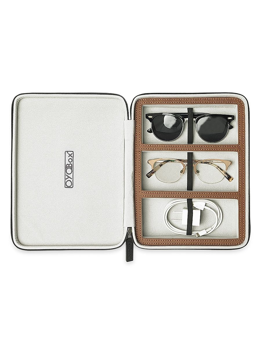 Travel Eyewear Case - Chocolate