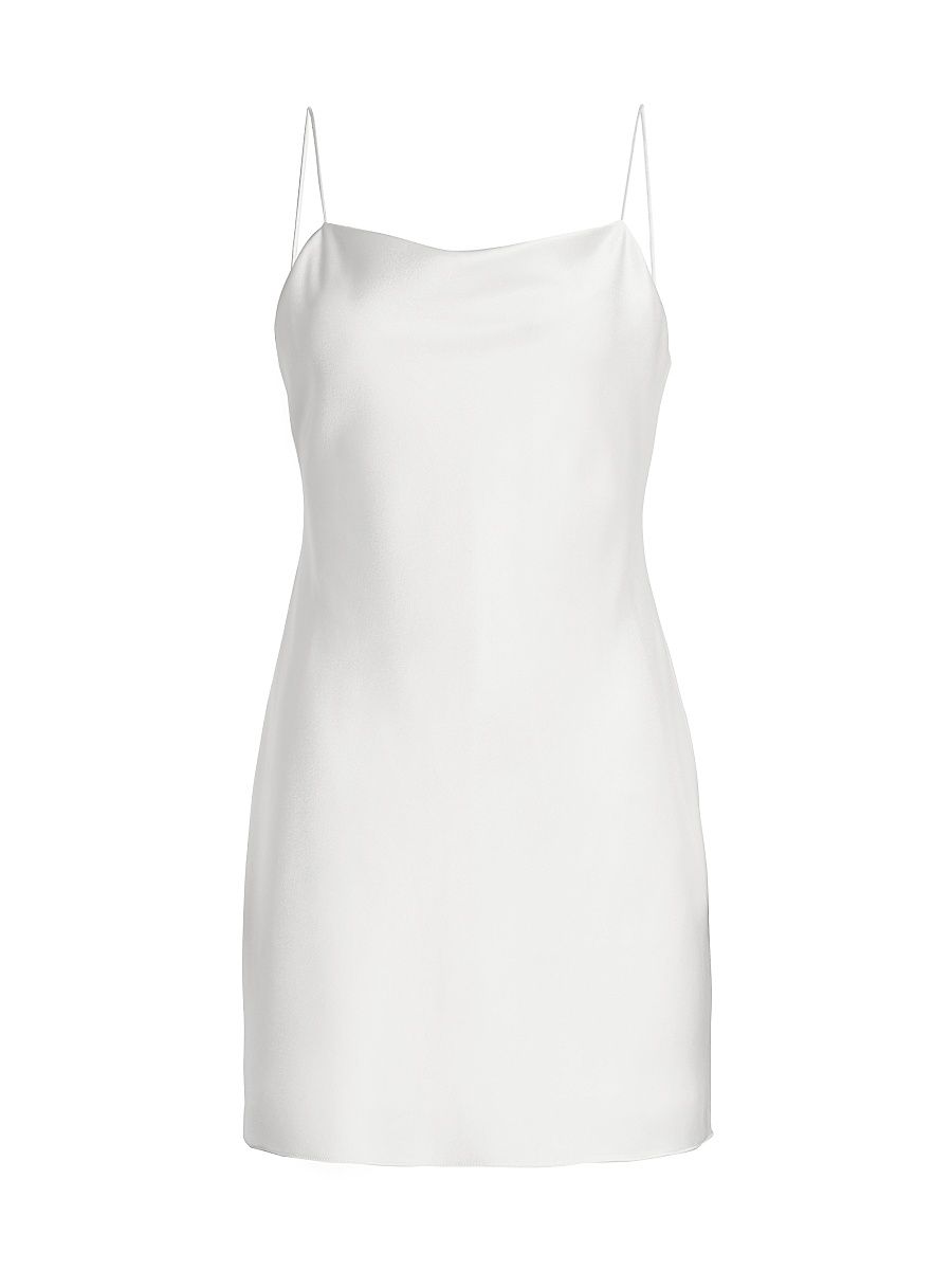 Women's Harmony Mini Slip Dress - Off White - Size 12