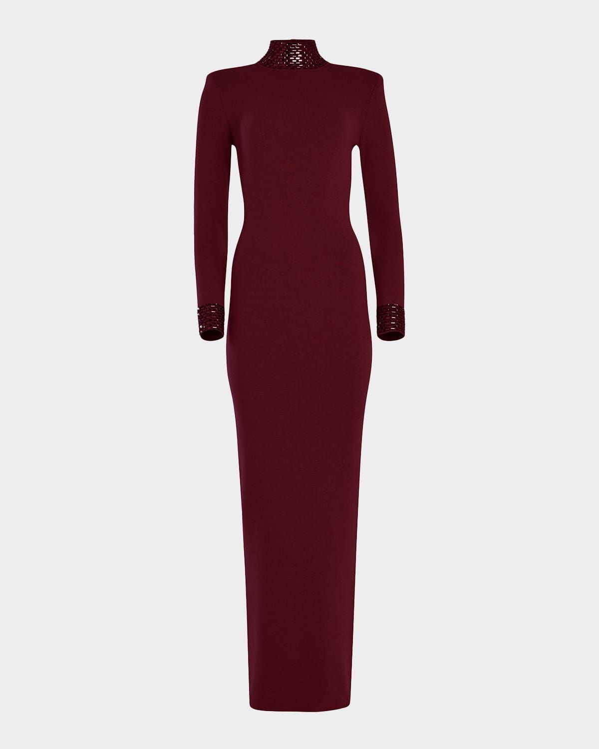 Monroe Embellished Cashmere-Blend Maxi Dress