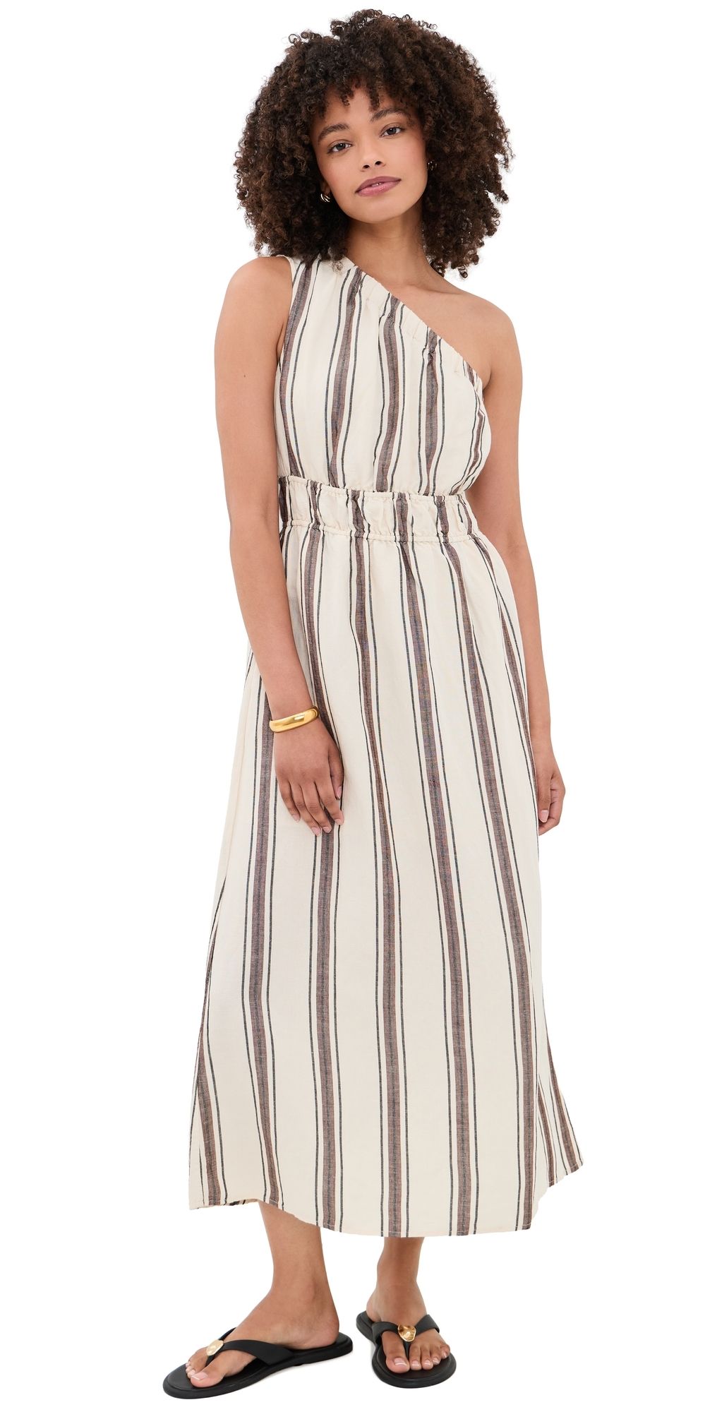 RAILS Selani Dress Sequoia Stripe L
