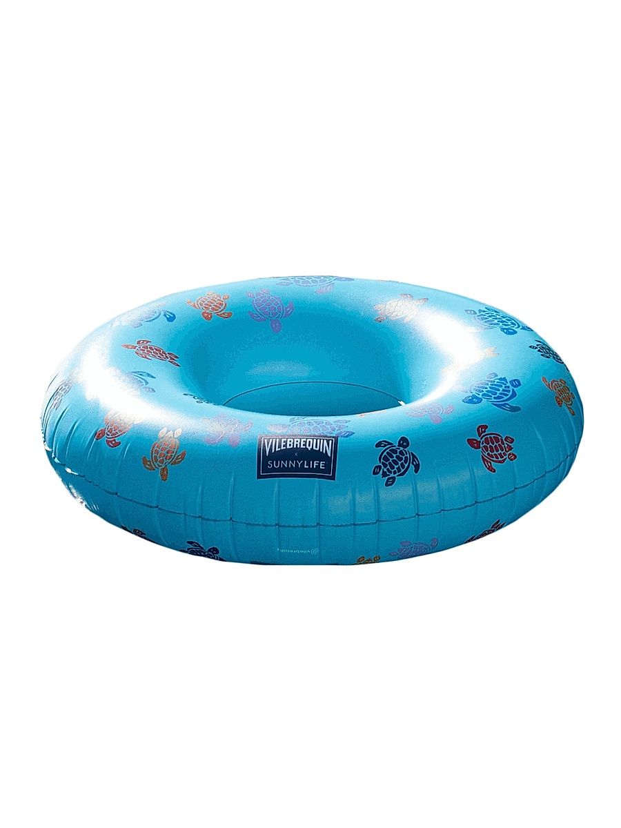 Sunnylife Inflatable Ronde Des Tortues Pool Ring - Blue