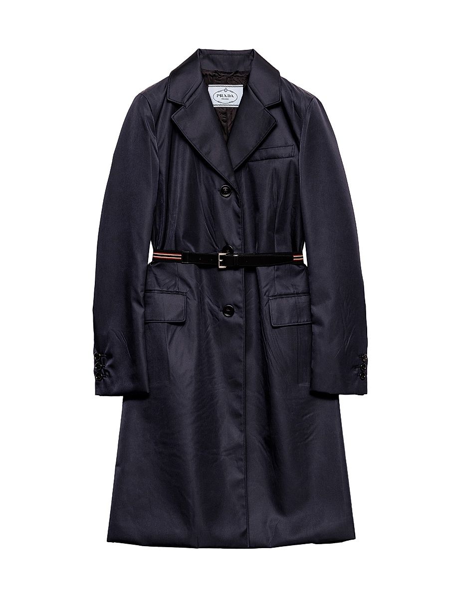 Women's Re-Nylon Raincoat - Blue - Size 6