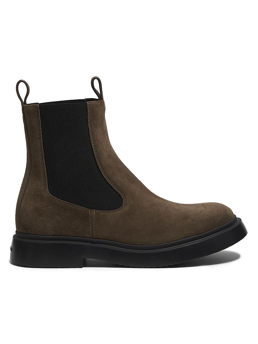 Women's Bank 25MM Suede Chelsea Boots - Bark - Size 11