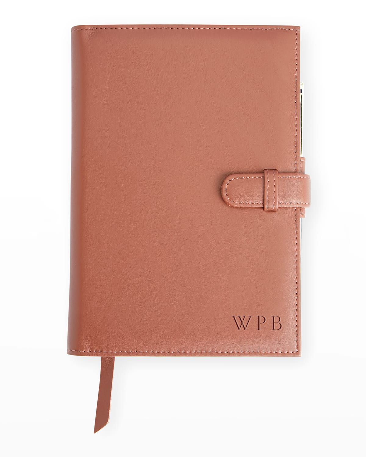 Monogrammed Executive Weekly Leather Calendar Planner