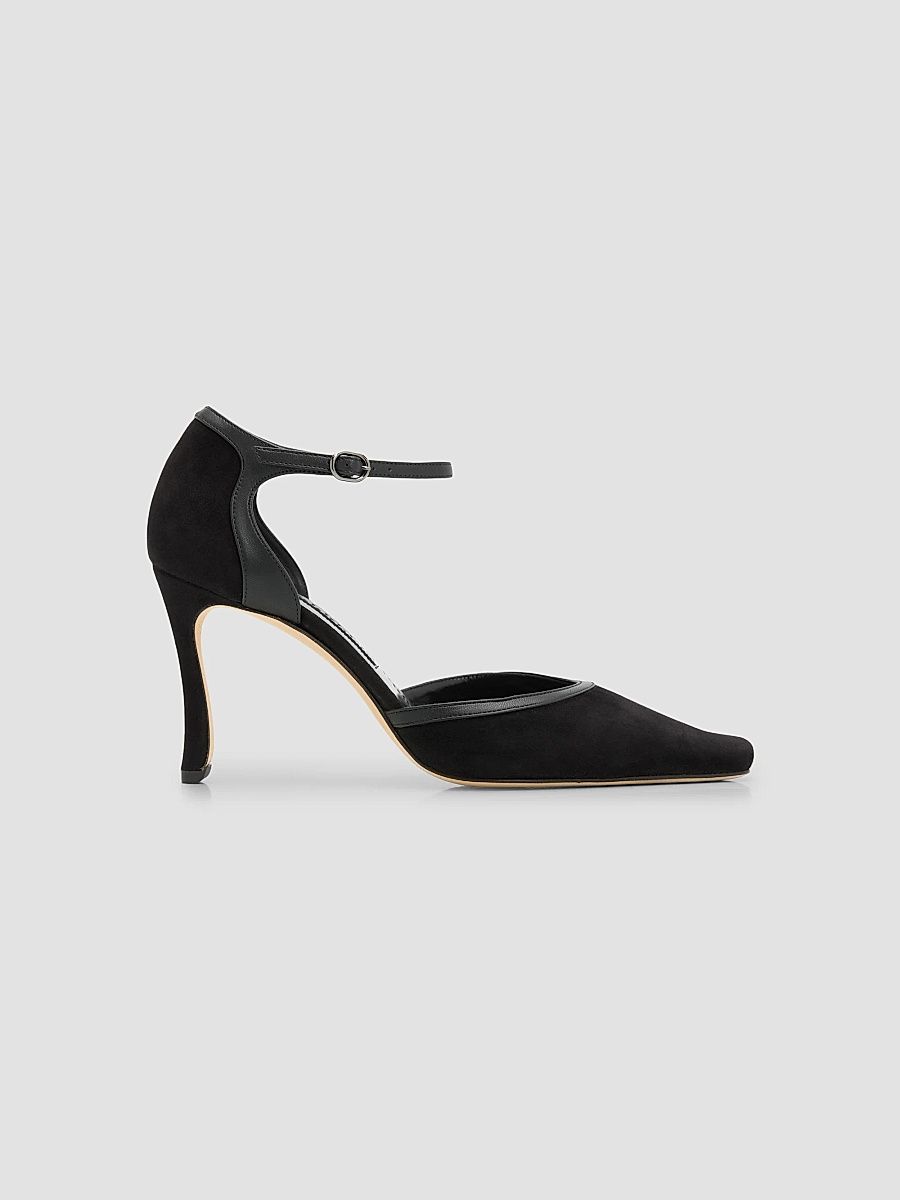 Women's Verdusan 90MM Suede Pumps - Black - Size 11