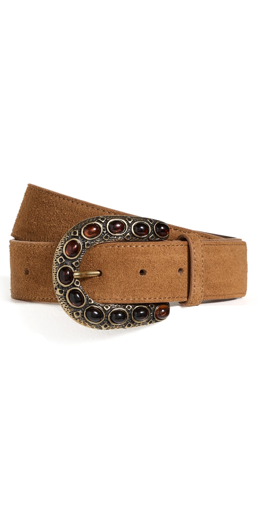 B-Low The Belt Charles Suede Belt Sienna/Brass S
