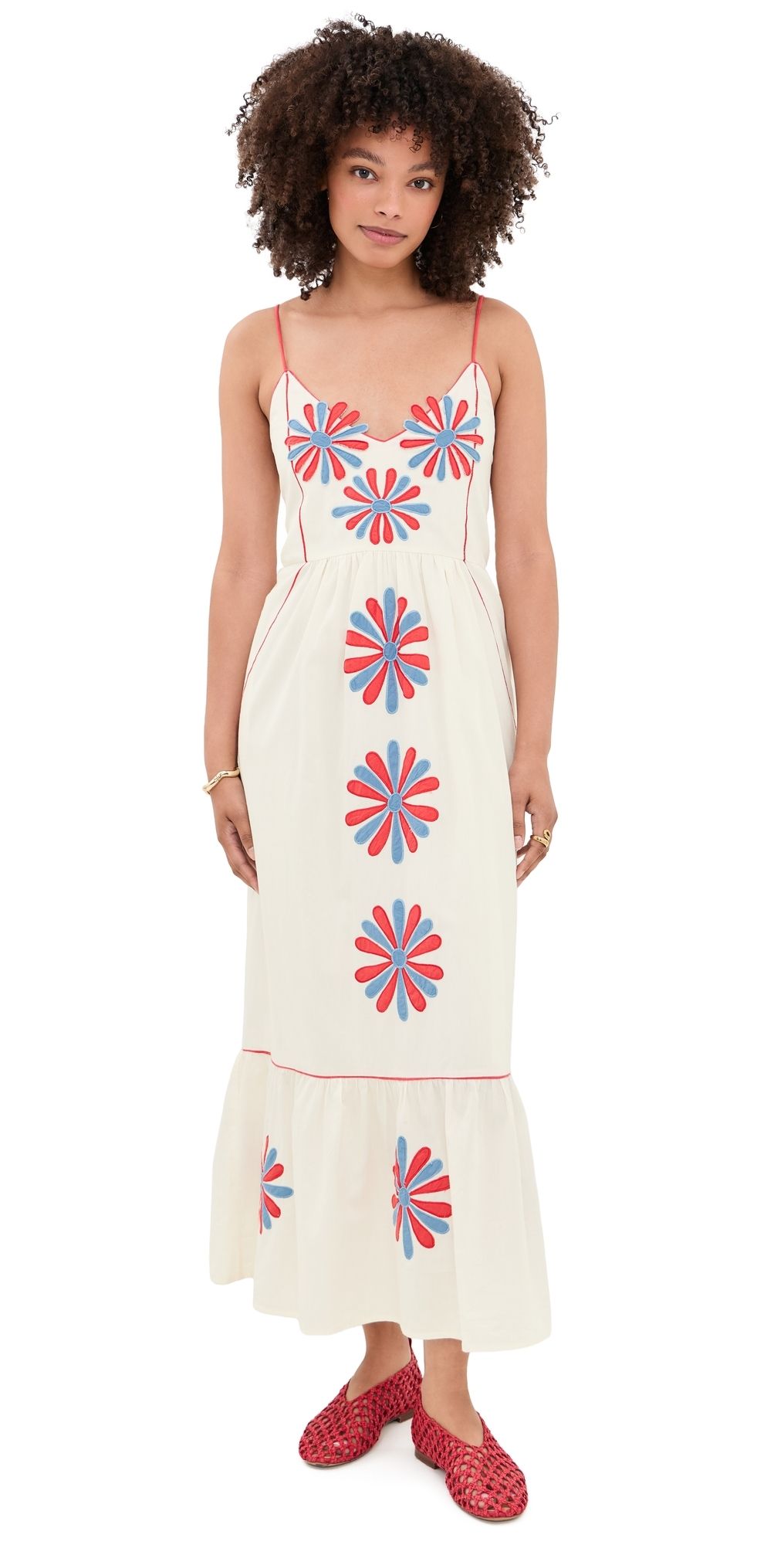 Carolina K Carmen Dress Gardenia L