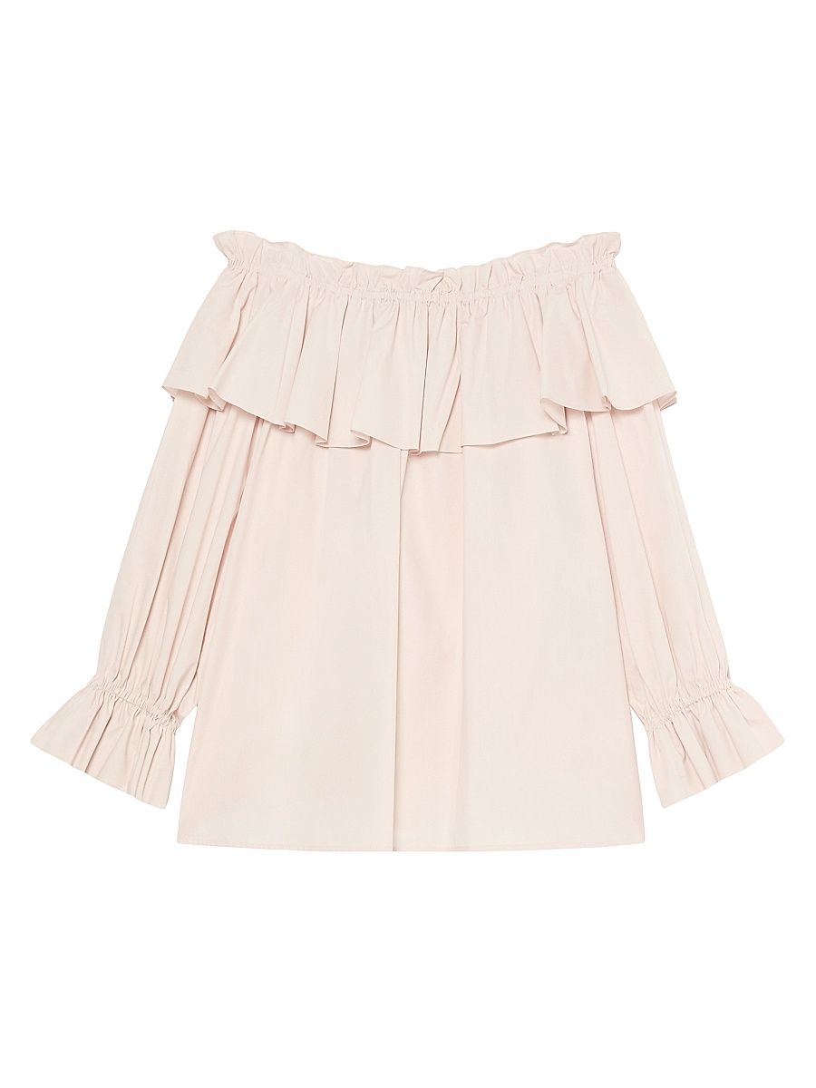 Women's Cotton Poplin Shirt - Pink - Size 20