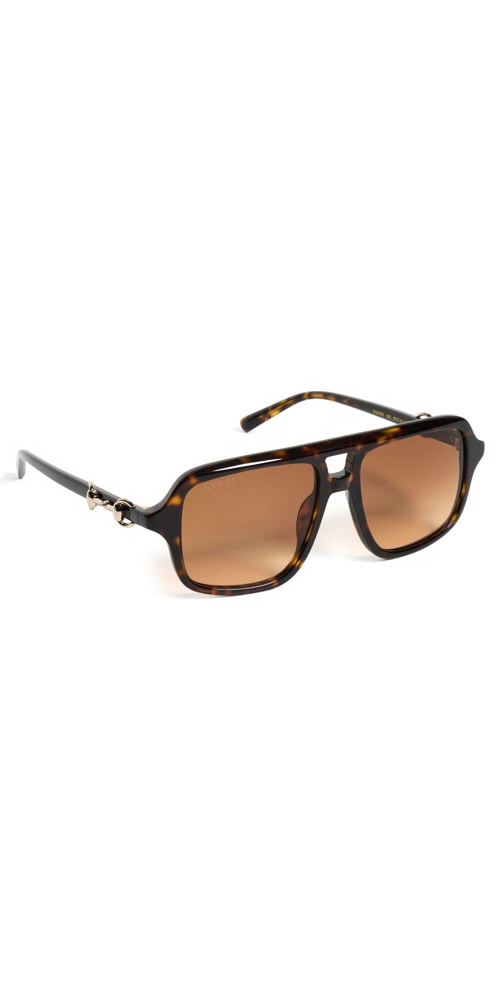 Gucci GG2052S Sunglasses Havana-Havana-Brown One Size