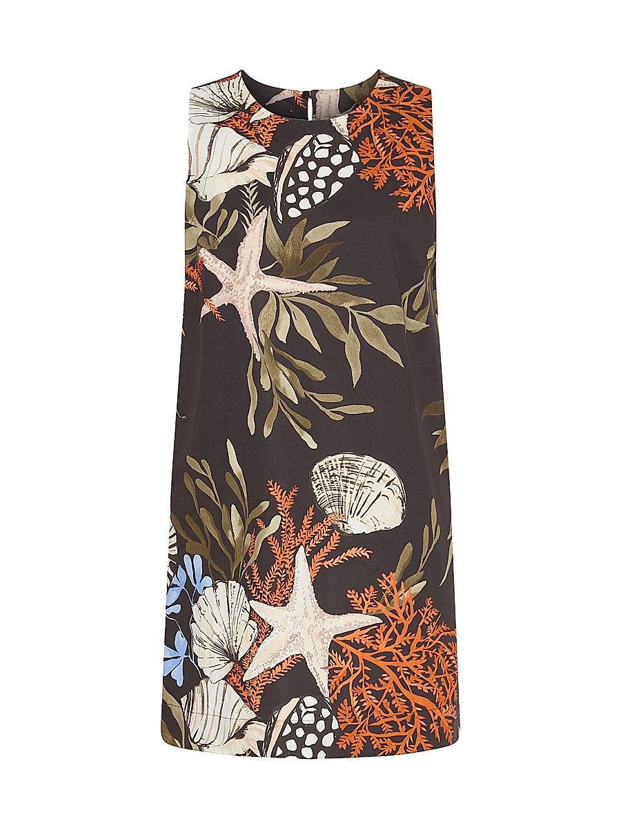 Women's Sleeveless Poplin Dress - Black - Size 0