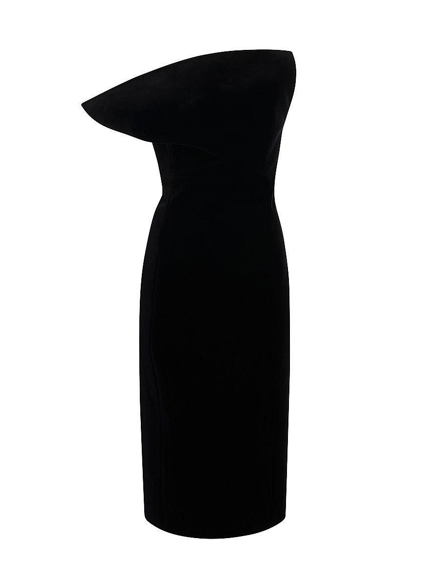 Women's Sato Strapless Sculpted Dress - Black - Size 8