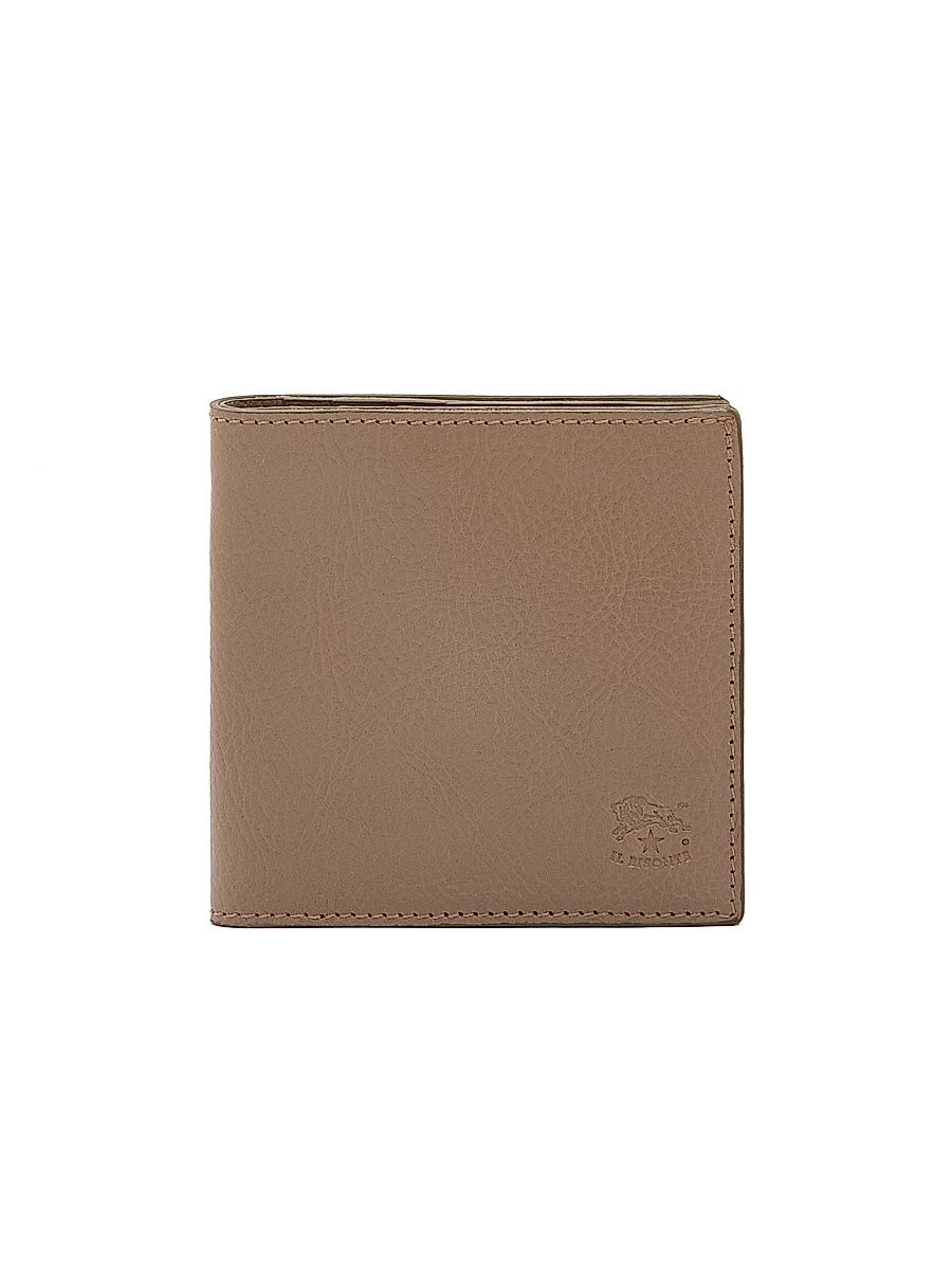Men's Galileo Compact Leather Bifold Wallet - Tortora