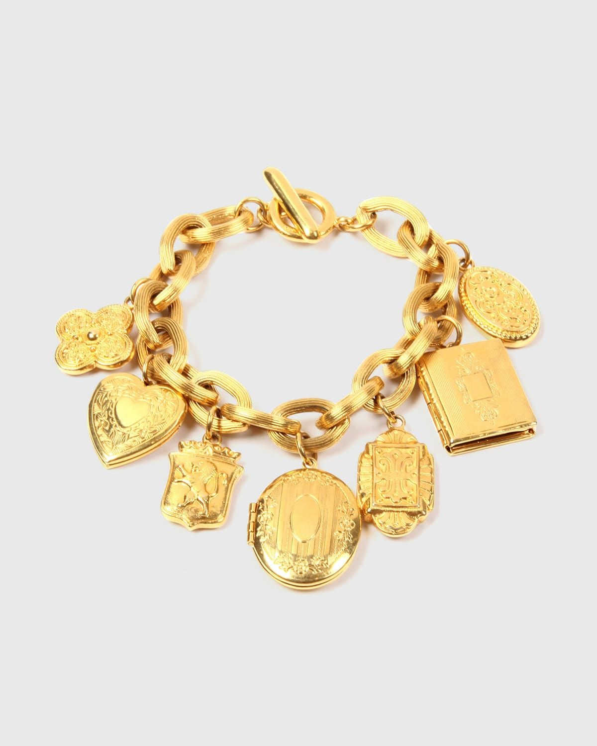 Royal Locket Charm Bracelet